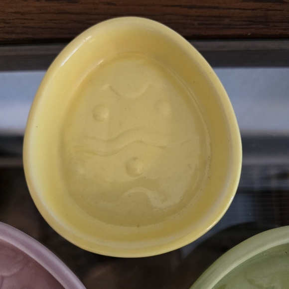 Easter egg candy dish set of 3 - Picture 5 of 9